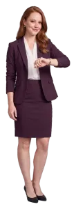 Erin Calder checking her watch